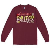Burgundy raising ballers Long Sleeve Tee - RacoonDesign