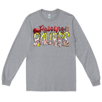 Heather Grey raising ballers Long Sleeve Tee - RacoonDesign
