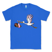 True Royal stork with black baby girl Classic Tee - BarkalooDesign