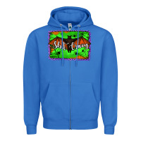True Royal bat shit crazy with background Zipper Hoodie - Jasminsmagicworld