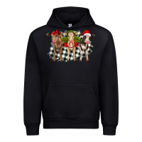 Black Christmas heifers front view Urban Hoodie - RanaPortraitStore