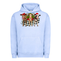 Pigment Grape Ice Christmas heifers front view Urban Hoodie - RanaPortraitStore