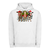Pigment Lunar Rock Christmas heifers front view Urban Hoodie - RanaPortraitStore