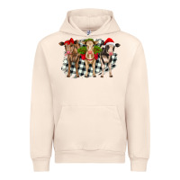 Sandshell Christmas heifers front view Urban Hoodie - RanaPortraitStore