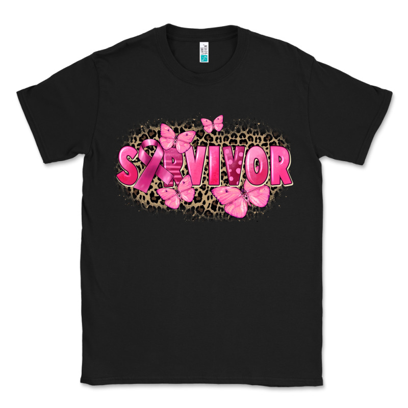 Survivor Breast Cancer Classic Tee by FaDigitalArtStudio | Teevron