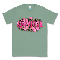 Sage Survivor Breast Cancer Classic Tee - FaDigitalArtStudio