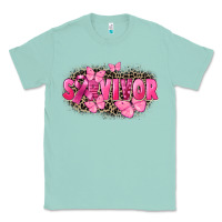 Seafoam Survivor Breast Cancer Classic Tee - FaDigitalArtStudio