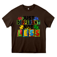 Chocolate Brown Just different not less Heavy Core Tee - FaDigitalArtStudio