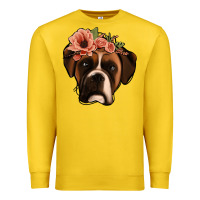 Lemon floral boxer Premium Sweatshirt - Jasminsmagicworld