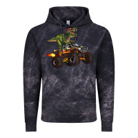 Cloud Black monster truck and t rex dinosaur Vintage Hoodie - Artiststas