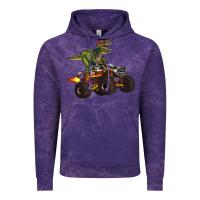 Cloud Purple monster truck and t rex dinosaur Vintage Hoodie - Artiststas