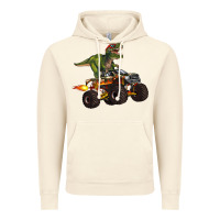 Vintage Artic monster truck and t rex dinosaur Vintage Hoodie - Artiststas