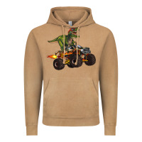 Vintage Camel monster truck and t rex dinosaur Vintage Hoodie - Artiststas