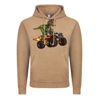 Vintage Coffee monster truck and t rex dinosaur Vintage Hoodie - Artiststas