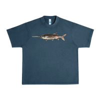 Midnight Navy Paddlefish Illustrations, Urban Heavy Tee - LillyAllenDesigns