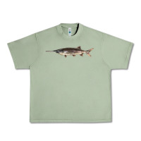 Oil Green Paddlefish Illustrations, Urban Heavy Tee - LillyAllenDesigns