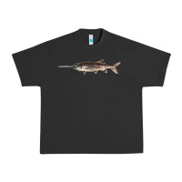 Pigment Black Paddlefish Illustrations, Urban Heavy Tee - LillyAllenDesigns