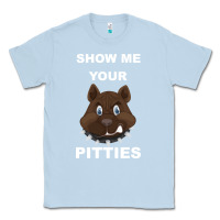 Dusty Blue Show Me Your pitties Classic Tee - Bettercallsaul