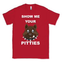 Red Show Me Your pitties Classic Tee - Bettercallsaul