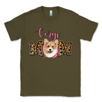 Army Green Corgi Mom Classic Tee - Jasminsmagicworld