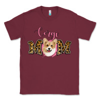 Burgundy Corgi Mom Classic Tee - Jasminsmagicworld