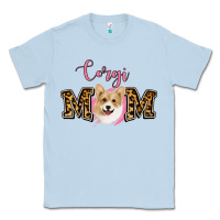 Dusty Blue Corgi Mom Classic Tee - Jasminsmagicworld