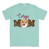 Seafoam Corgi Mom Classic Tee - Jasminsmagicworld