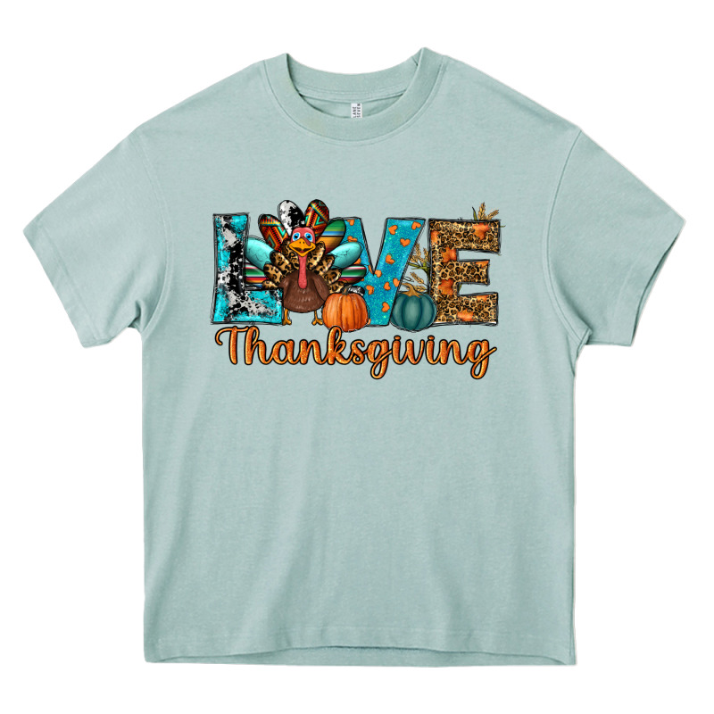 Love Thanksgivings Turkey Heavy Core Tee by RanaPortraitStore | Teevron