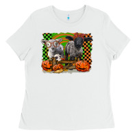 White Baby Sheeps Ladies Tee - LillyAllenDesigns