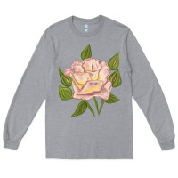 Heather Grey Life Of The Party Rose Long Sleeve Tee - LillyAllenDesigns