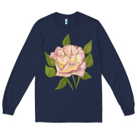 Navy Life Of The Party Rose Long Sleeve Tee - LillyAllenDesigns