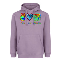Lavender Peace Love Hairstylist Heavyweight Hoodie - Jasminsmagicworld