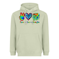 Matcha Peace Love Hairstylist Heavyweight Hoodie - Jasminsmagicworld