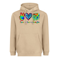 Mushroom Peace Love Hairstylist Heavyweight Hoodie - Jasminsmagicworld
