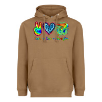 Toasted Coconut Peace Love Hairstylist Heavyweight Hoodie - Jasminsmagicworld