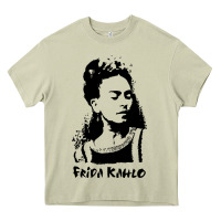 Mossy frida kahlo Heavy Core Tee - DesigneFamous