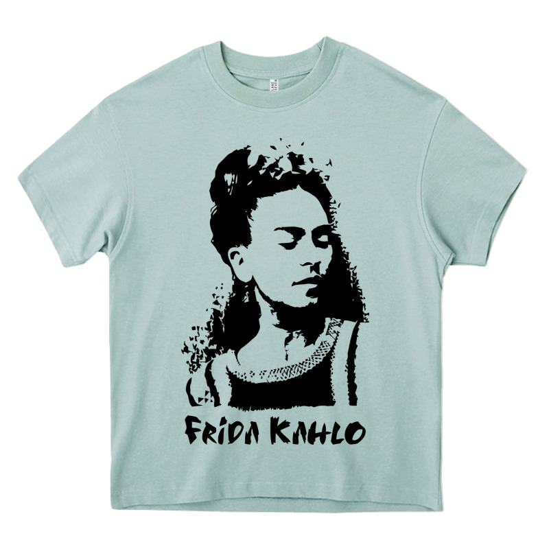 Frida Kahlo Heavy Core Tee by DesigneFamous | Teevron