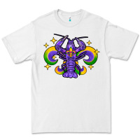 White mardi gras crawfish 2 Premium Tee - FaDigitalArtStudio