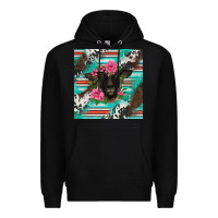 Black western suffolk ewe Premium Hoodie - BarkalooDesign