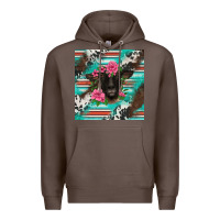 Coffee western suffolk ewe Premium Hoodie - BarkalooDesign
