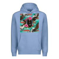 Colony Blue western suffolk ewe Premium Hoodie - BarkalooDesign