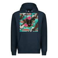 Navy western suffolk ewe Premium Hoodie - BarkalooDesign