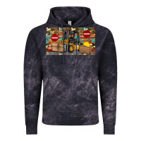 Cloud Black forklift sippy Vintage Hoodie - Artiststas