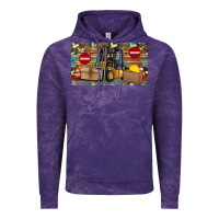 Cloud Purple forklift sippy Vintage Hoodie - Artiststas