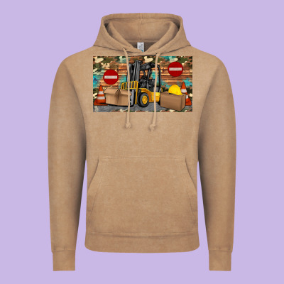 Forklift Sippy Vintage Hoodie Designed By Artiststas