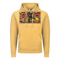 Vintage Mustard forklift sippy Vintage Hoodie - Artiststas