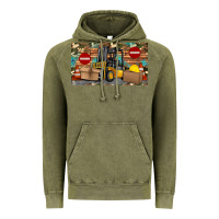 Vintage Olive forklift sippy Vintage Hoodie - Artiststas