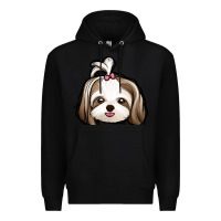 Black shih tzu Premium Hoodie - Jasminsmagicworld