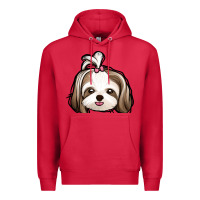Cardinal shih tzu Premium Hoodie - Jasminsmagicworld