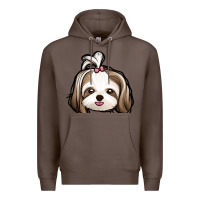 Coffee shih tzu Premium Hoodie - Jasminsmagicworld